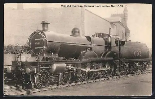 AK Midland Railway, Express Locomotive No. 1003, englische Eisenbahn