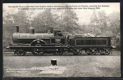 AK Englische Eisenbahn-Lokomotive No. 790 Hardwicke der L. & N. W. Railway