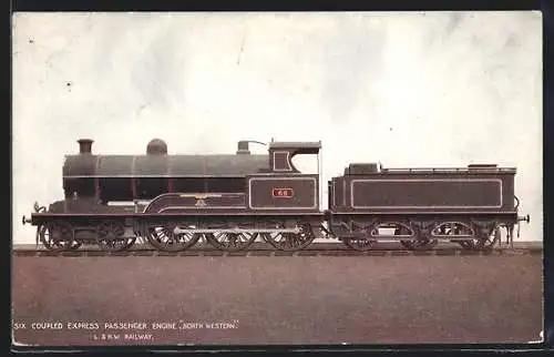 AK L.&N.W. Railway, Express Passenger Engine North Western, Britische Eisenbahn