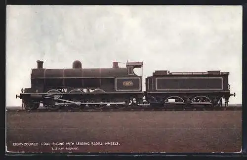 AK L. & N.W. Railway, Coal Engine with leading Radial Wheels, No. 1273, Britische Eisenbahn