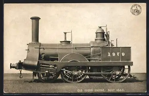 AK Old Goods Engine, Built 1846, englische Eisenbahn