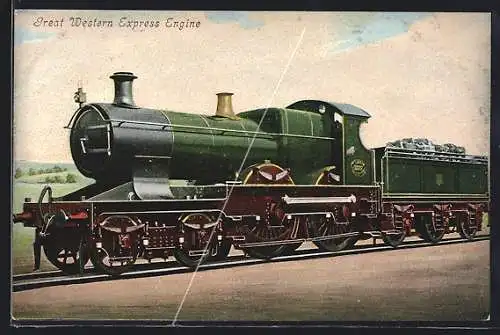AK Great Western Express Engine, englische Eisenbahn