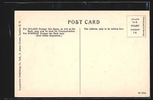 AK G. N. R. Atlantic type express, englische Eisenbahn