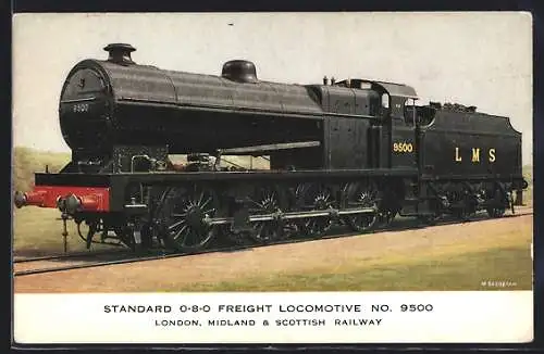 AK L.M.&S. Railway, Standart 0-8-0 Freight Locomotive No. 9500, Britische Eisenbahn