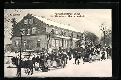 AK Clausthal, Karnevalistischer Unzug der Clausthaler Studentenschaft