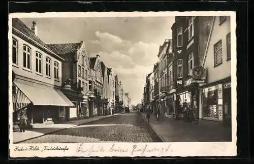 AK Heide i. Holst., Friedrichstrasse
