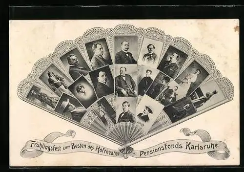 AK Karlsruhe, Frühlingsfest zum Besten des Hoftheater-Pensionsfonds Karlsruhe, Fächer