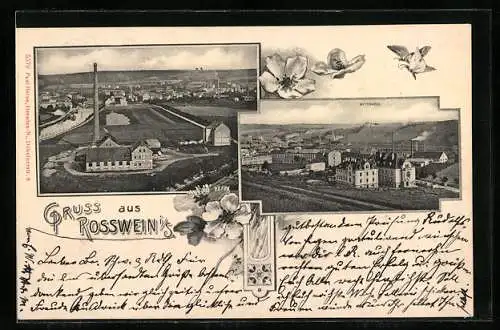 AK Rosswein, Totalansicht, Wettinhöhe