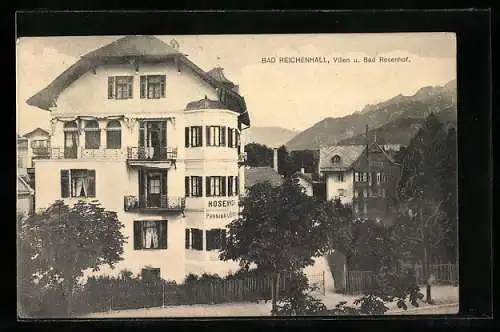 AK Bad Reichenhall, Hotel-Villen & Bad Rosenhof