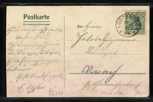 Künstler-AK Karlsruhe /Baden, Residenz und Boote