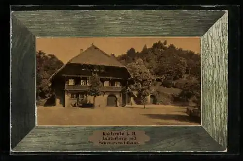 AK Karlsruhe, Lauterberg mit Schwarzwaldhaus