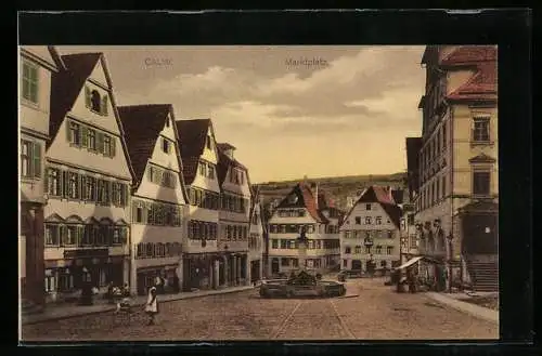 AK Calw, Marktplatz