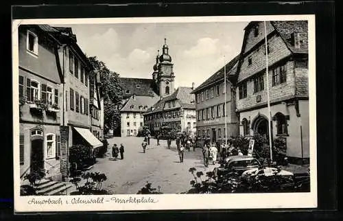 AK Amorbach i. Odenwald, Marktplatz