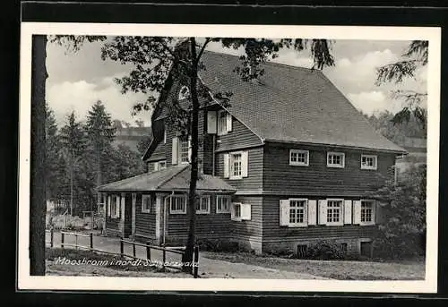 AK Moosbronn /Schwarzwald, Wanderheim des T. V. die Naturfreunde Karlsruhe e. V.