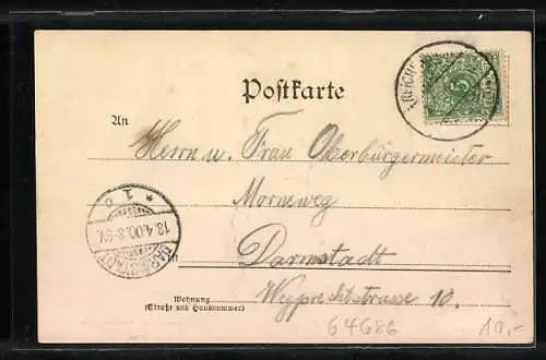 AK Reichenbach i. Odenwald, Felsenmeer