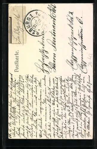 AK Hilfe meiner Ruh, Jesus erscheint Soldaten in einem Feldlager