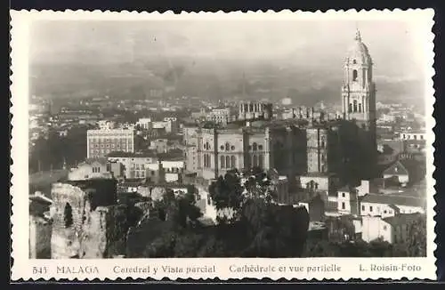 AK Malaga, Catedral y Vista parcial