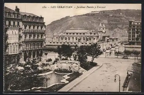 AK San Sebastian, Jardines Puente y Kursaal