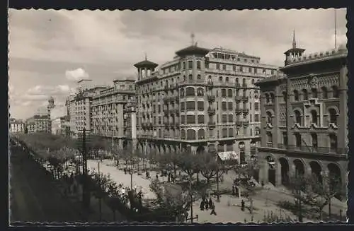 AK Zaragoza, Paseo de la Independencia y Casa de Correos