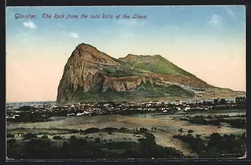 AK Gibraltar, The Rock from the outs kirts of the Linea