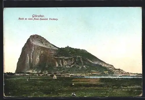 AK Gibraltar, Rock as seen from Spanish Teritory