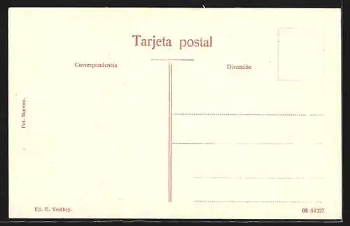 AK El Escorial, Vista del Monasterio desde la Herreria