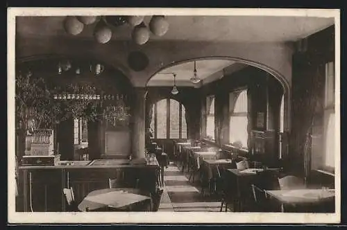 AK Rottweil a. N., Bad-Hotel und Johanniterbad, Innenansicht