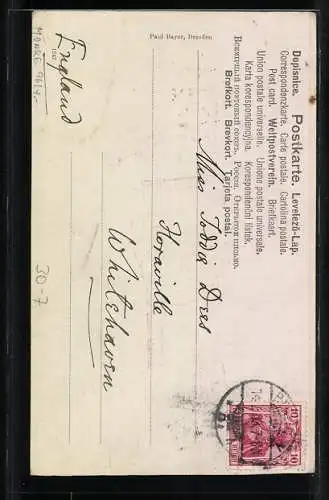 AK Soldat in Uniform mit Schirmmütze