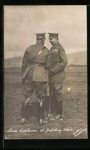 AK Salisbury Plain, Heerführer Lord Kitchener in Uniform