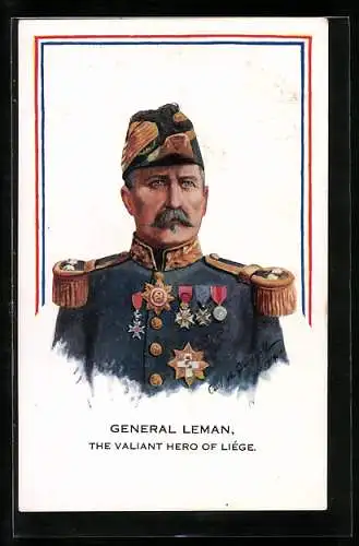 AK Heerführer General Leman, The valiant Hero of Liège