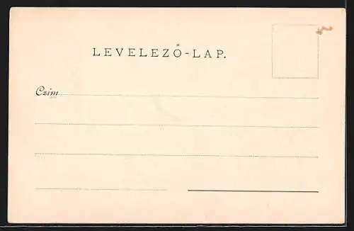 AK Trencsén-Teplicz, Strassenpartie mit Kirche