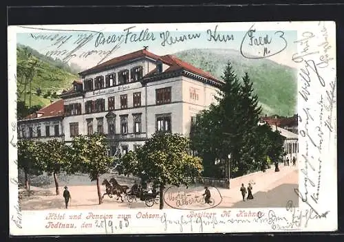 AK Todtnau, Hotel und Pension Zum Ochsen von M. Kuhner