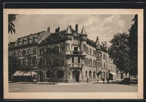 AK Freiburg i. B., Gasthaus zum Laubfrosch von H. Baron