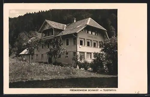 AK Todtmoos, Hotel Fremdenheim Schmidt