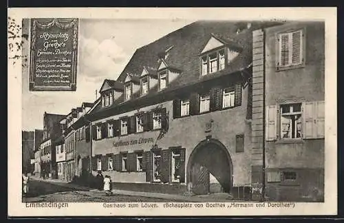 AK Emmendingen, Gasthaus zum Löwen