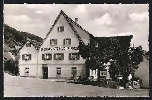 AK Hausen im Tal, Gasthof und Pension Steinhaus