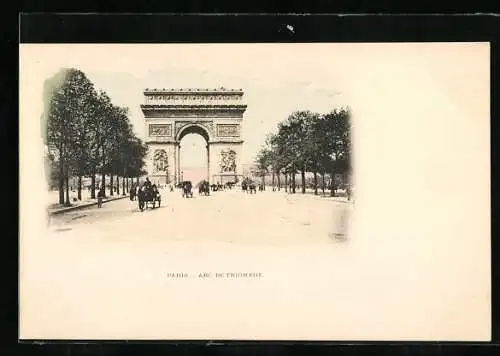 AK Paris, L`Arc de Triomphe, Triumphbogen