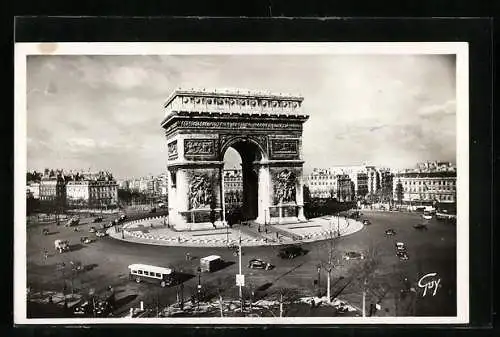 AK Paris, L`Arc de Triomphe, Triumphbogen