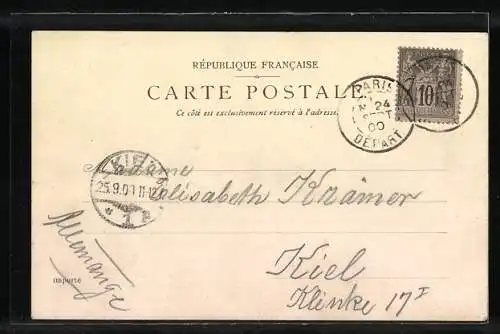 AK Paris, L`Arc de Triomphe, Triumphbogen