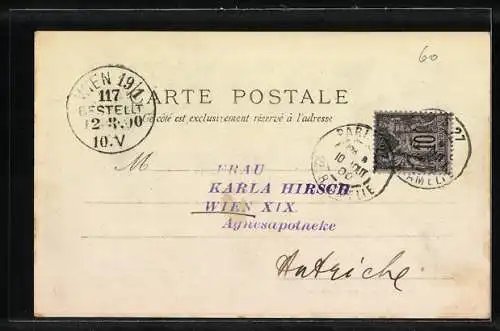 AK Paris, L`Arc de Triomphe, Triumphbogen