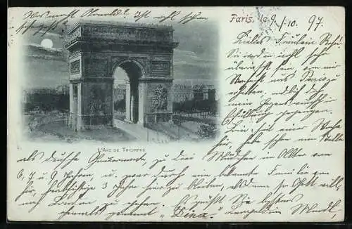 AK Paris, L`Arc de Triomphe