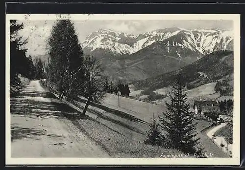 AK Reichenau, Strassenpartie