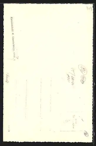 AK Strassengel, Ortsansicht mit Kirche