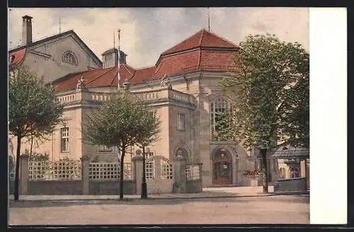 Künstler-AK Bad Kissingen, königliches Theater