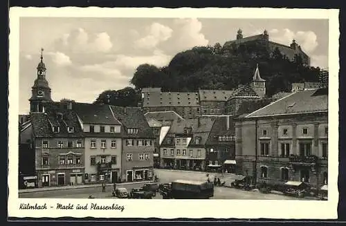 AK Kulmbach, Markt und Plassenburg