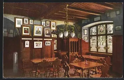 AK Mürzzuschlag, Hotel Post-Roseggerstüberl