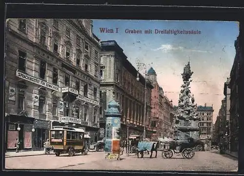 AK Wien, Graben mit Dreifaltigkeitssäule