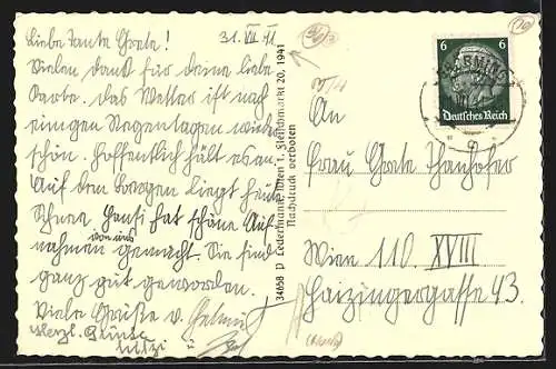 AK Gröbming /Steiermark, Totalansicht mit dem Grimming