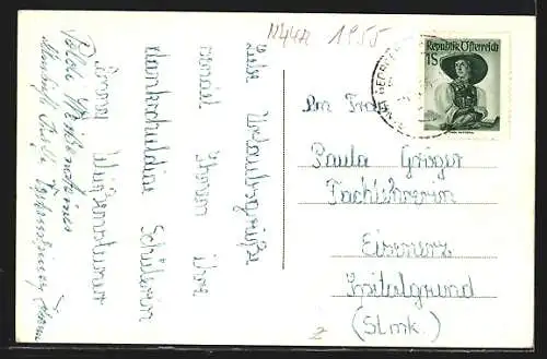 AK St. Pölten /N. D., Totalansicht aus der Vogelschau