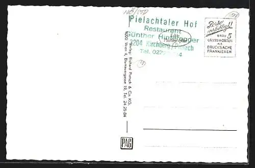 AK Kirchberg a. d. Pielach /N.-Oe., Gasthof und Kaffeehaus Viktor Hinteregger